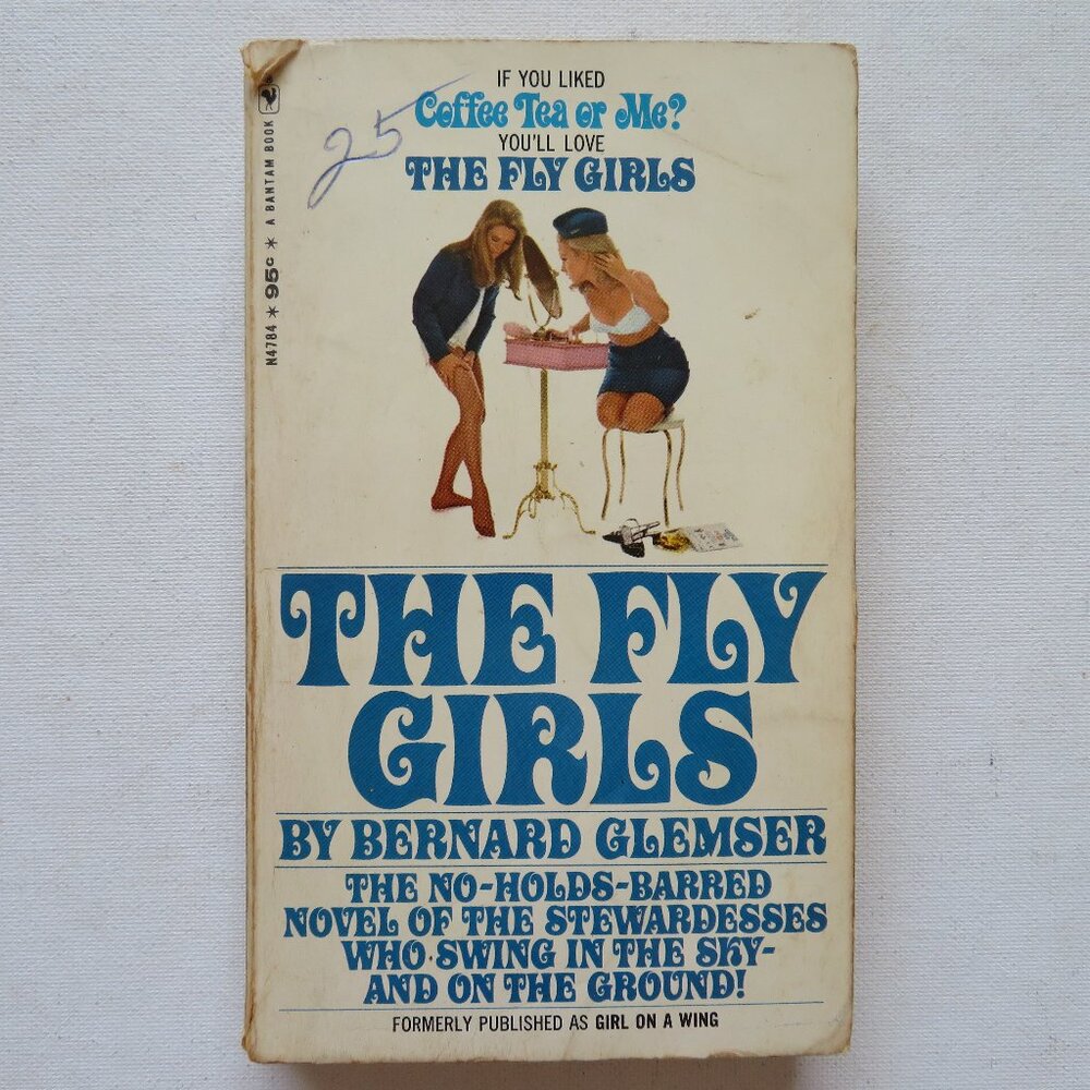 The Fly Girls by Bernard Glemser 1969 Vintage Paperback Novel
